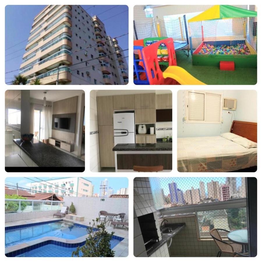 Apto Com Piscina E Churrasqueira Praia Grande  Exterior foto